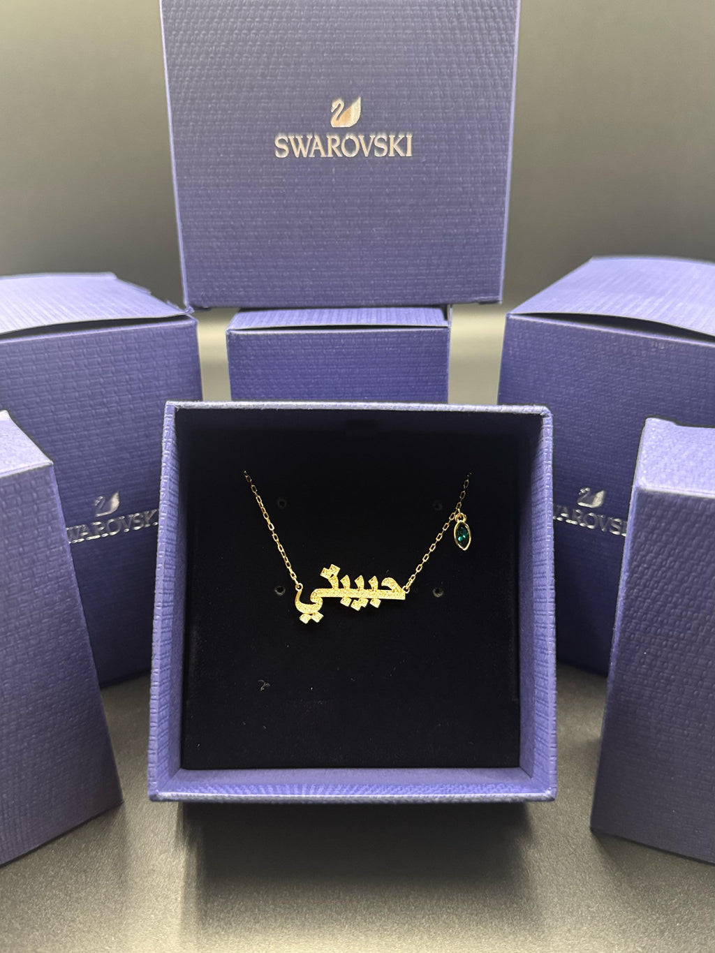 Swarovski SymbolicLove Necklace dorado
