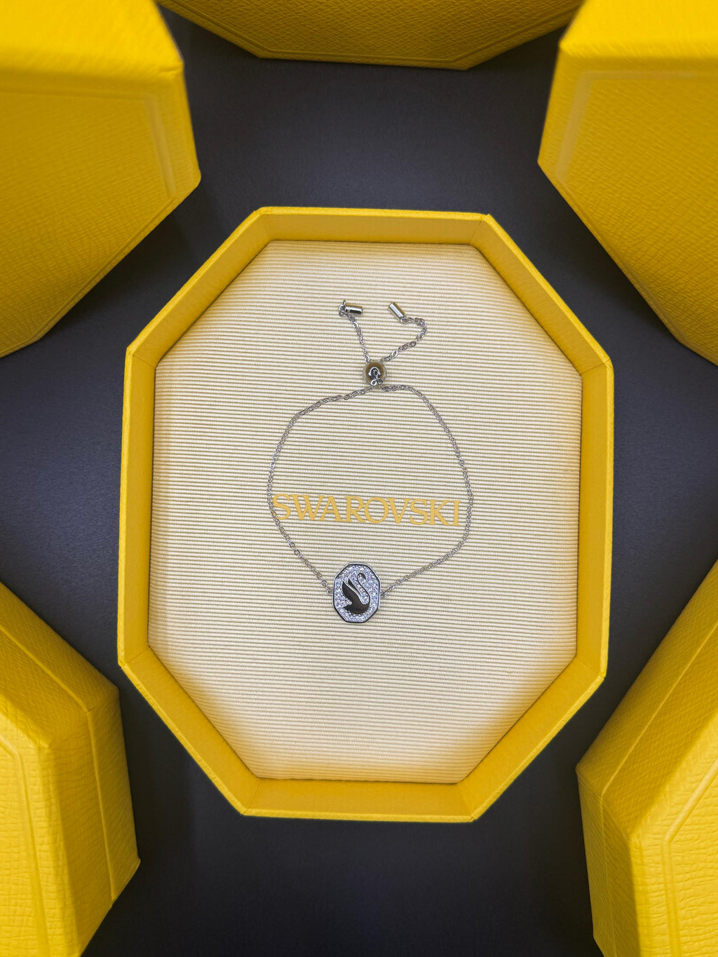 swarovski signum bracelet plata